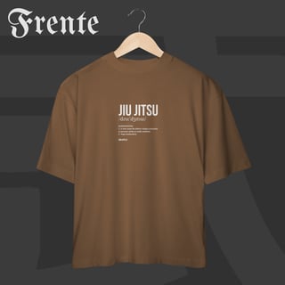 Nome do produto Camiseta Oversized - Dicionário jiu-jitsu | Arte no peito