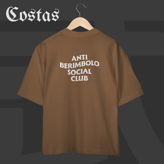 Nome do produto Camiseta Oversized - Anti berimbolo social club | Arte nas costas
