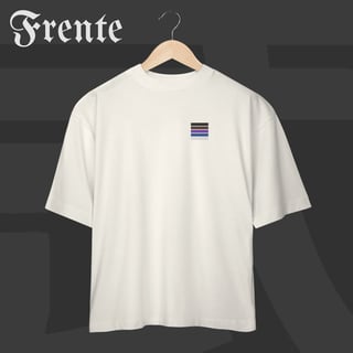 Nome do produto Camiseta Oversized - Faixas jiu-jitsu | Arte no peito