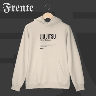 Nome do produto Moletom Canguru - Dicionário jiu-jitsu | Arte no peito