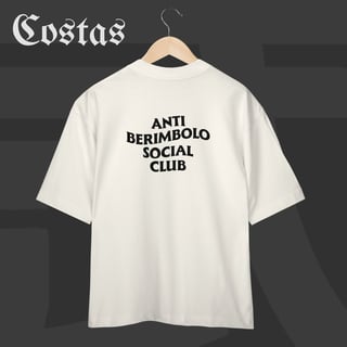 Nome do produto Camiseta Oversized - Anti berimbolo social club | Arte nas costas