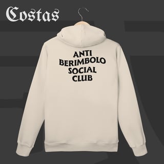 Nome do produto Moletom Canguru - Anti berimbolo social club | Arte nas costas
