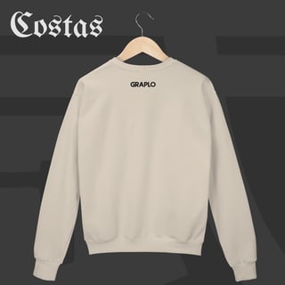 Nome do produto Moletom Fechado - Fight like a girl | Arte no peito