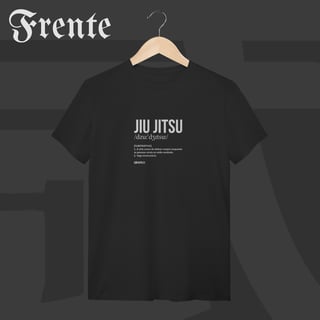 Nome do produto Camiseta T-shirt - Dicionário jiu-jitsu | Arte no peito