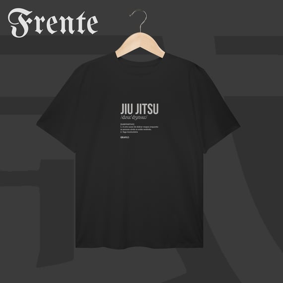 Camiseta Plus Size - Dicionário jiu-jitsu | Arte no peito