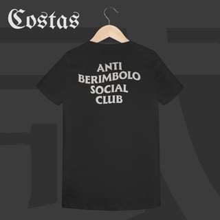 Nome do produto Camiseta Baby Long - Anti berimbolo social club | Arte nas costas