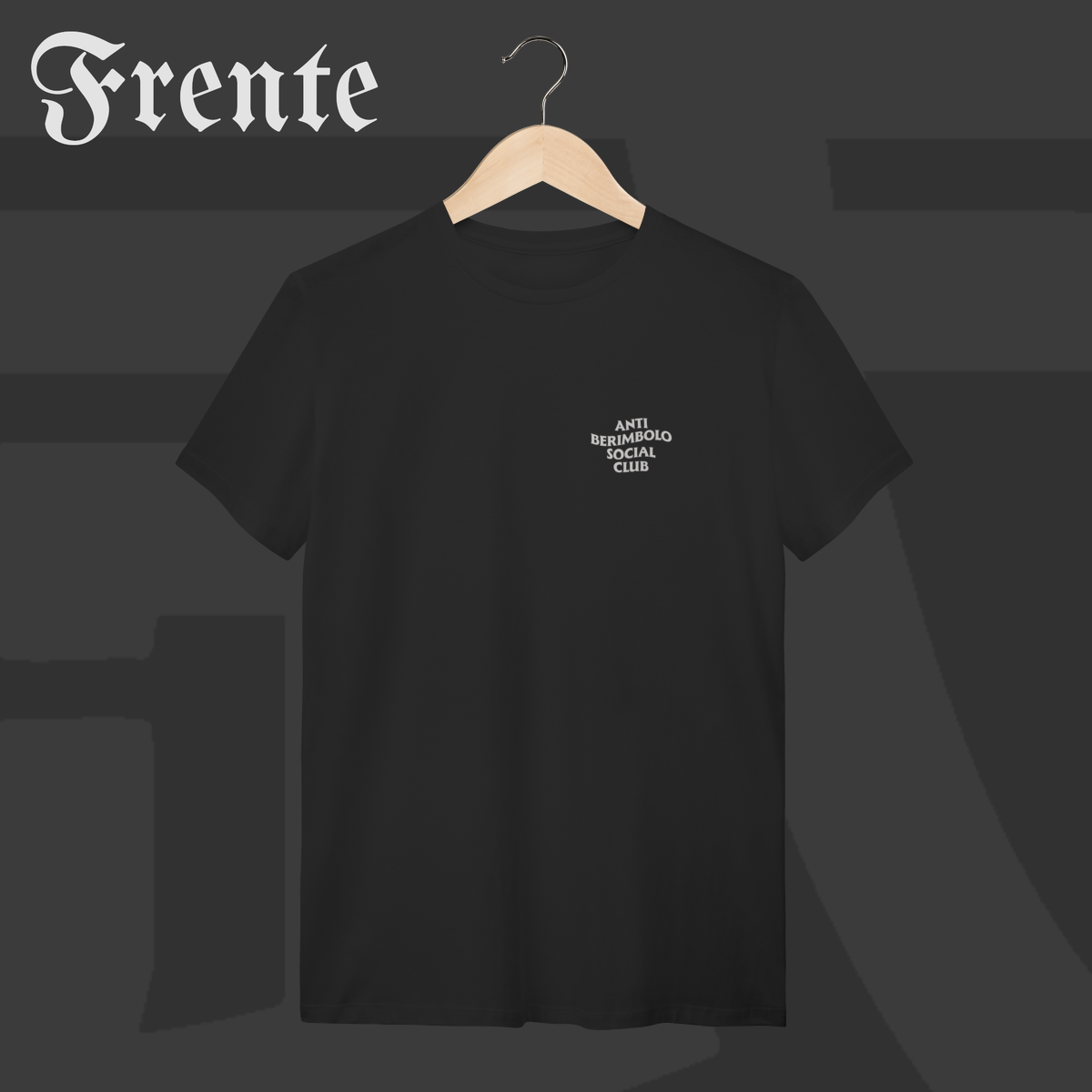 Nome do produto: Camiseta T-Shirt - Anti berimbolo social club | Arte no peito