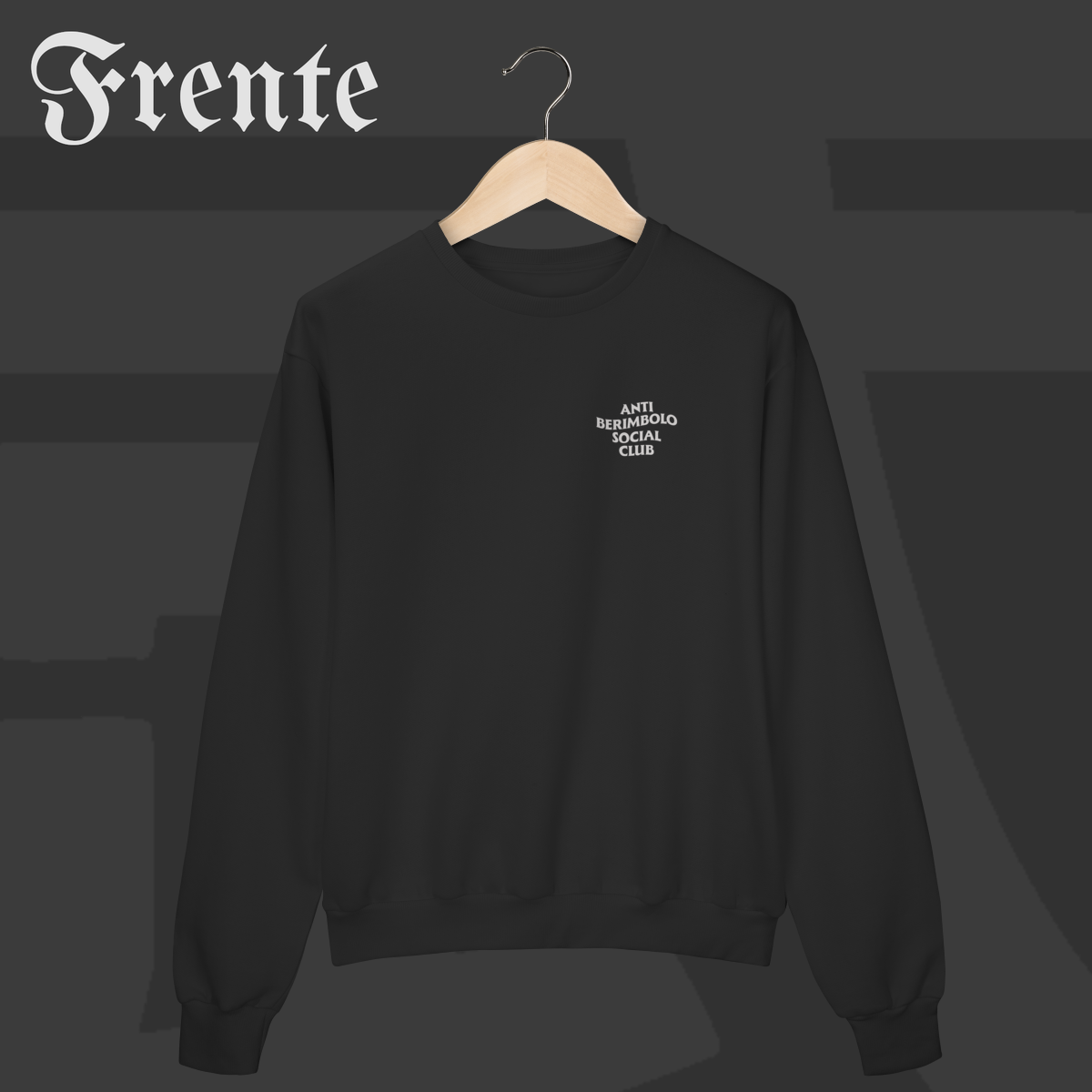 Nome do produto: Moletom Fechado - Anti berimbolo social club | Arte no peito