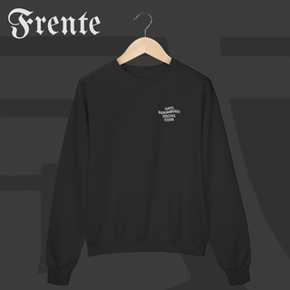 Nome do produto Moletom Fechado - Anti berimbolo social club | Arte no peito