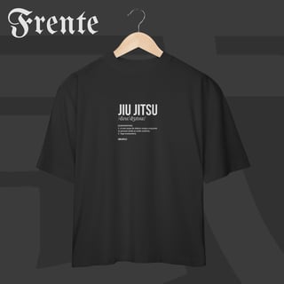 Nome do produto Camiseta Oversized - Dicionário jiu-jitsu | Arte no peito