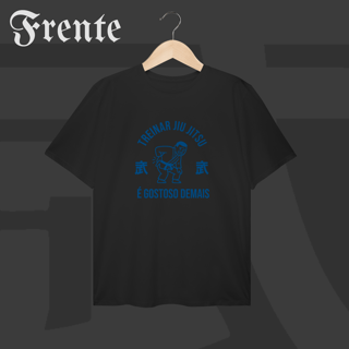 Nome do produto Camiseta Plus Size - Treinar jiujitsu é gostoso demais | Arte no peito