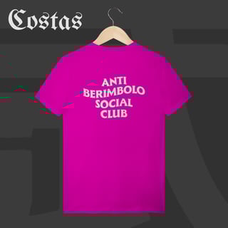 Nome do produto Camiseta T-Shirt - Anti berimbolo social club | Arte nas costas