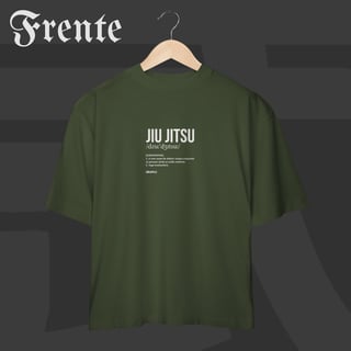 Nome do produto Camiseta Oversized - Dicionário jiu-jitsu | Arte no peito