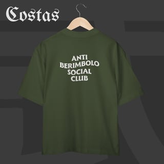 Nome do produto Camiseta Oversized - Anti berimbolo social club | Arte nas costas