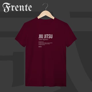 Nome do produto Camiseta T-shirt - Dicionário jiu-jitsu | Arte no peito