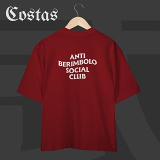 Nome do produto Camiseta Oversized - Anti berimbolo social club | Arte nas costas