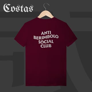 Nome do produto Camiseta T-Shirt - Anti berimbolo social club | Arte nas costas