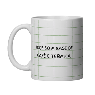 Caneca Café e Terapia 