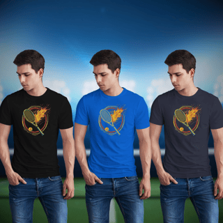 Nome do produto T-Shirt Prime - Raquete em Chamas