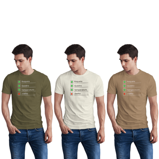 Nome do produto T-Shirt Prime - Check-List do Tenista