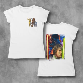 Nome do produto Confronto de Destinos - Baby Long BackFront