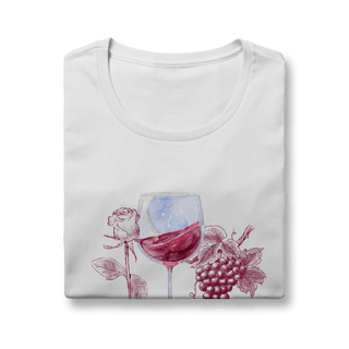 Nome do produto T-Shirt Slim Wine and Rose