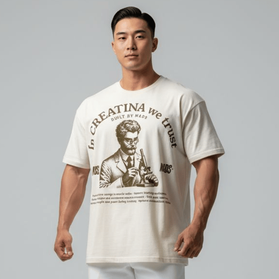 Camiseta Oversized MADS - In Creatina We Trust