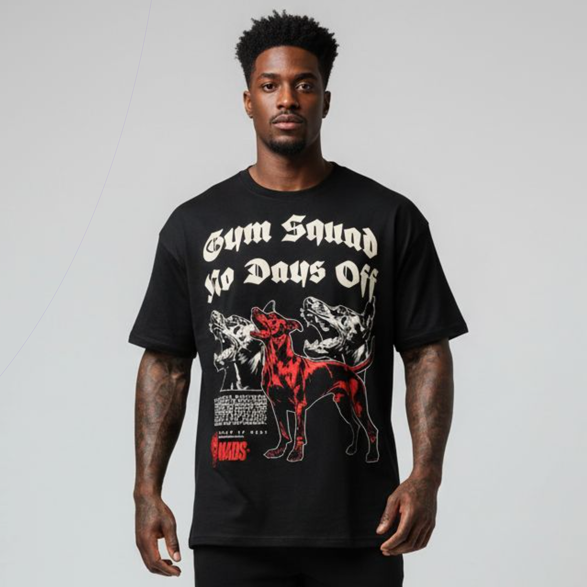 Nome do produto: Camiseta Oversized MADS - Gym Squad