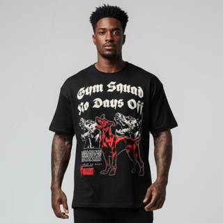 Camiseta Oversized MADS - Gym Squad
