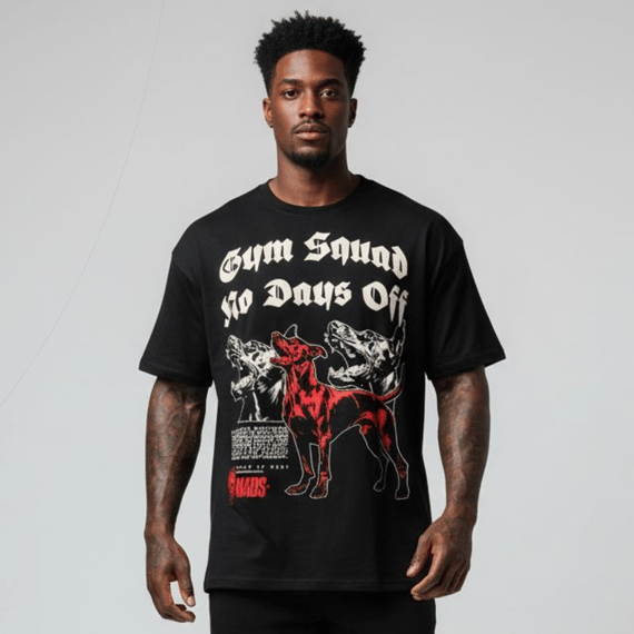 Camiseta Oversized MADS - Gym Squad