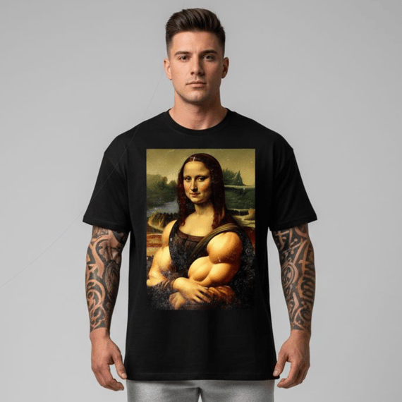 Camiseta Oversized MADS - Muscle Lisa