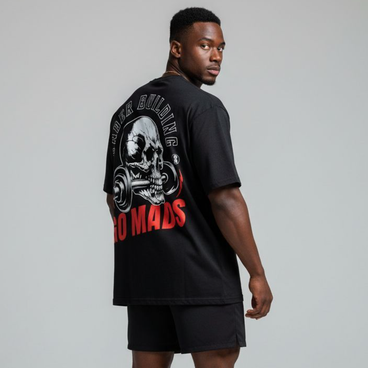 Nome do produto: Camiseta Oversized MADS - Skull Go Mads