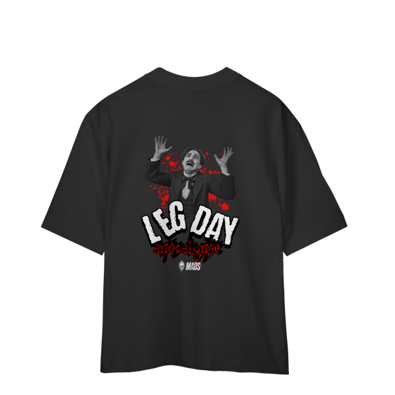 Camiseta Oversized MADS - Leg Day
