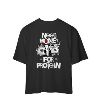 Nome do produto Camiseta Oversized MADS - Need Money for Protein
