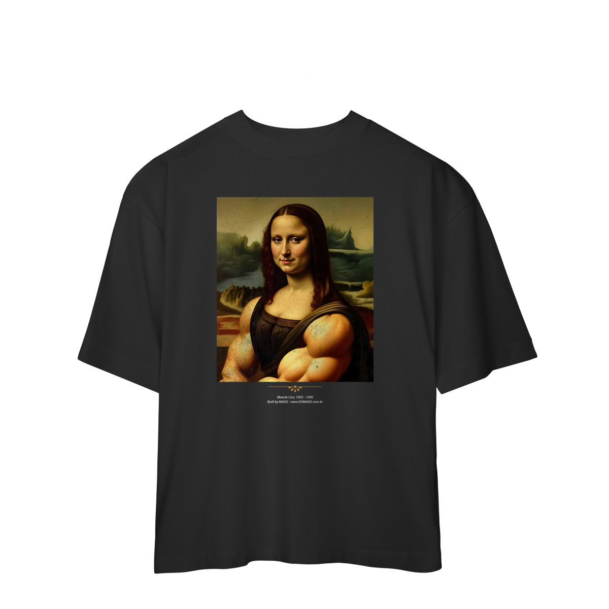 Camiseta Oversized MADS - Muscle Lisa