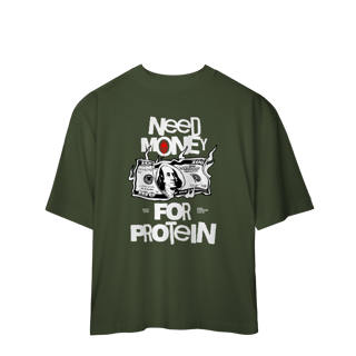Nome do produto Camiseta Oversized MADS - Need Money for Protein