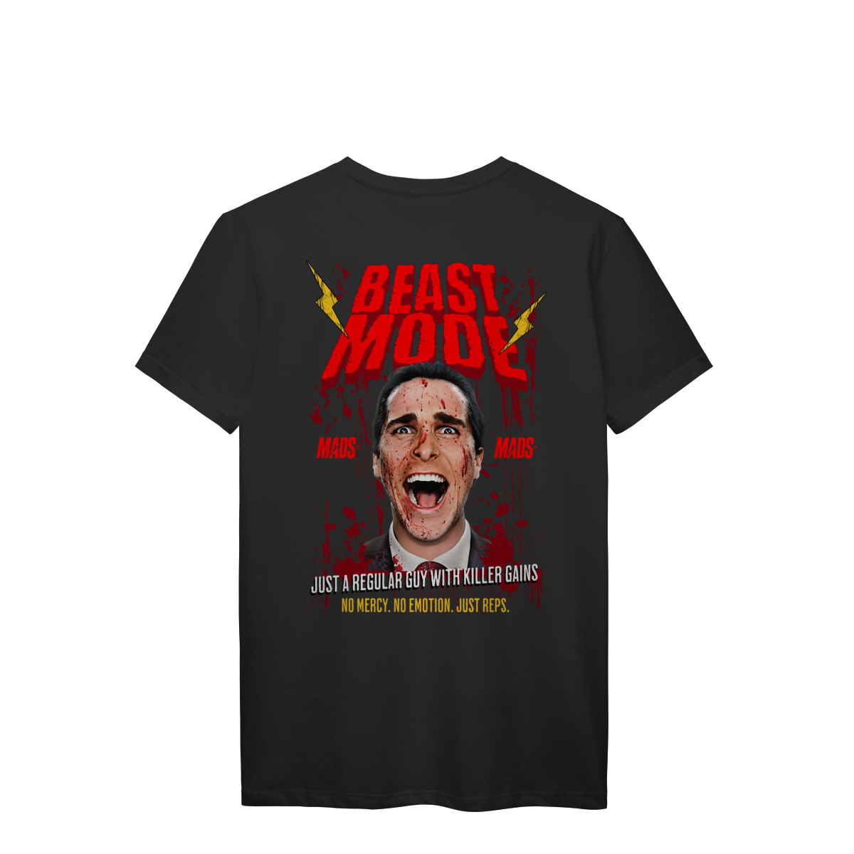 Nome do produto: Camiseta Regular MADS - Beast Mode - American Psycho