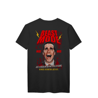 Nome do produto Camiseta Regular MADS - Beast Mode - American Psycho