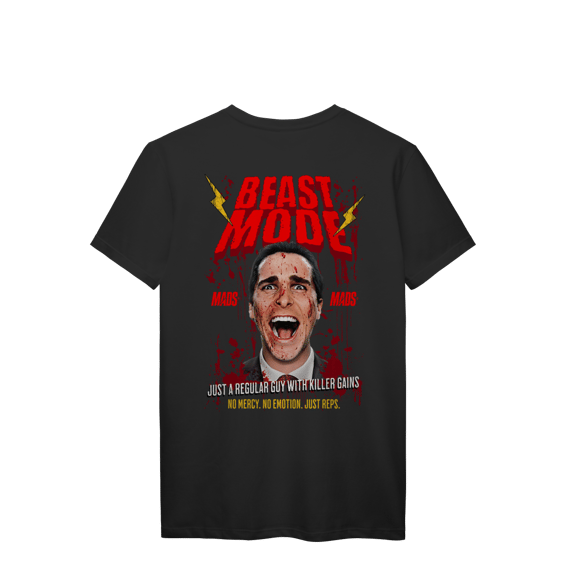 Camiseta Regular MADS - Beast Mode - American Psycho