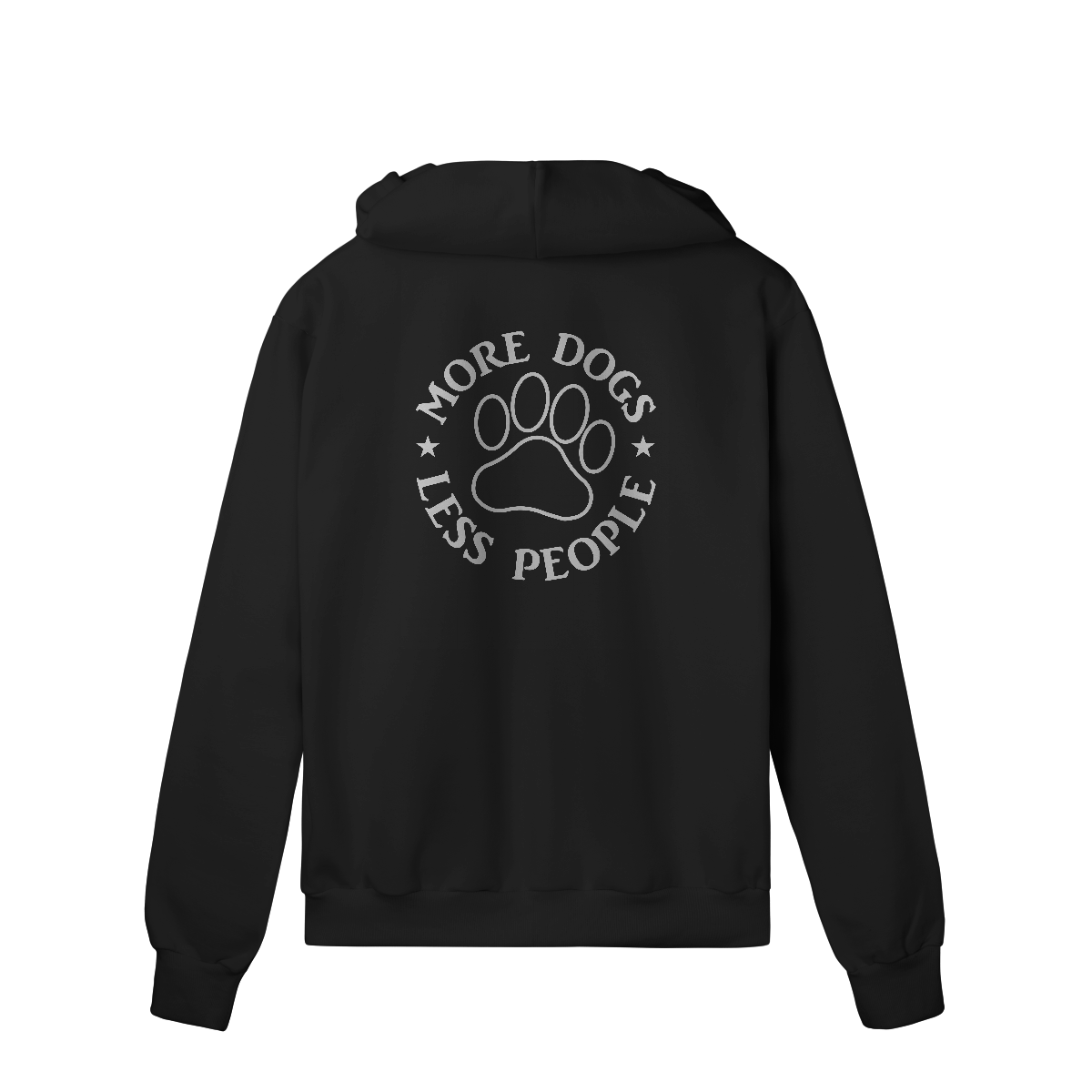 Nome do produto: Moletom Prime Com Zíper - More Dogs. Less People