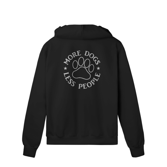 Moletom Prime Com Zíper - More Dogs. Less People