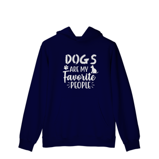 Nome do produto Moletom Prime Canguru - Dogs are my favorite people - B