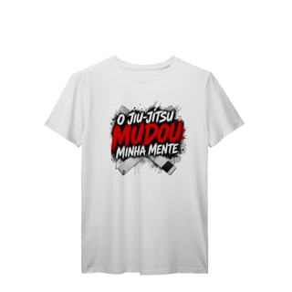 Nome do produto Camiseta Jiu Jitsu Algodão O Jiu Jitsu Mudou Minha Mente