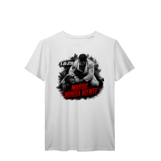 Nome do produto Camiseta Jiu Jitsu Algodão Mudou Minha Mente Lutadores Tatame