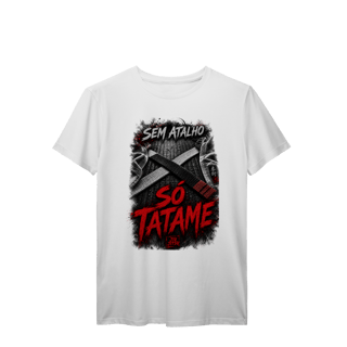 Nome do produto Camiseta Jiu Jitsu Algodão Sem Atalho Só Tatame Faixa Preta