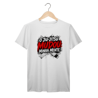 Nome do produto Camiseta Jiu Jitsu Algodão O Jiu Jitsu Mudou Minha Mente