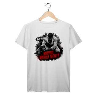 Nome do produto Camiseta Jiu Jitsu Algodão Mudou Minha Mente Lutadores Tatame