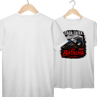 Nome do produto Camiseta Jiu Jitsu Algodão Sem Atalho Só Tatame Faixas Coloridas