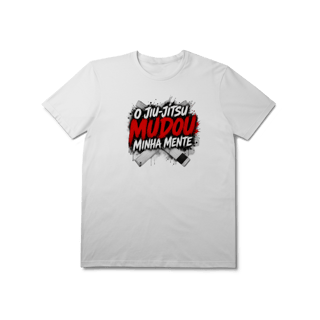 Nome do produto Camiseta Jiu Jitsu Algodão O Jiu Jitsu Mudou Minha Mente