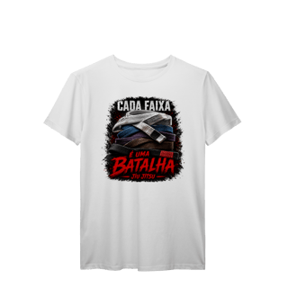 Nome do produto Camiseta Jiu Jitsu Algodão Sem Atalho Só Tatame Faixas Coloridas